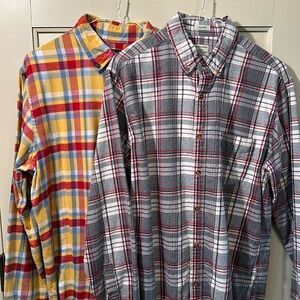 Bundle: Two Men’s Flannel Shirts — Sz M